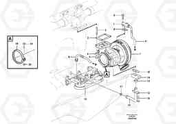 91283 Turbocharger with fitting parts EC460B PRIME S/N 15001-/85001-, Volvo Construction Equipment