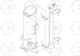 94357 Upper Exhaust Stack Assembly PF6160/PF6170, Volvo Construction Equipment