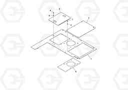 91500 Fixed Deck Plate Assembly PF6160/PF6170, Volvo Construction Equipment