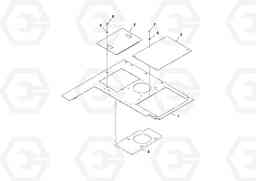 99948 Fixed Deck Plate Assembly PF6160/PF6170, Volvo Construction Equipment