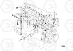 45494 Cable harness, engine EW230C, Volvo Construction Equipment