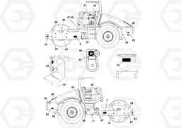85954 Decal Installation SD70D/SD70F/SD77DX/SD77F S/N 197387-, Volvo Construction Equipment