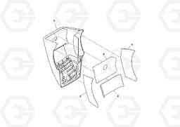 81722 Hood With Sound Foam Assembly SD70D/SD70F/SD77DX/SD77F S/N 197387-, Volvo Construction Equipment