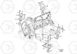 71720 Engine mounting FBR2800C, Volvo Construction Equipment