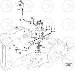 78076 Swing motor with mounting parts FB2800C, Volvo Construction Equipment