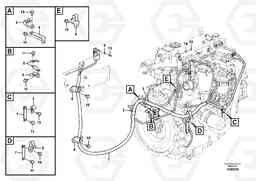 78566 Cable harness, engine EW60C, Volvo Construction Equipment