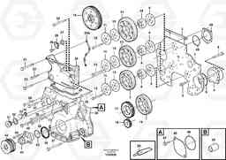 70971 Timing gear casing and gears PL4611, Volvo Construction Equipment