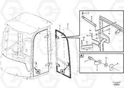 61326 Door with fitting parts L50F, Volvo Construction Equipment