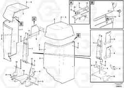 16968 Hydraulic Tank Cowl - D7 G900 MODELS S/N 39300 -, Volvo Construction Equipment