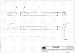 81569 Prop assembly for auger extension VDT 121 ATT. SCREEDS 2,5 -13,0M ABG8820/ABG8820B, Volvo Construction Equipment