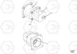 77183 Hydraulic motor with tamper coupling for extendable screed VB 78 GTC ATT. SCREEDS 2,5 - 9,0M ABG5820/6820/7820/7820B, Volvo Construction Equipment