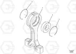 78272 Crank bearing arm for tamper/basic screed VB 78 ETC ATT. SCREED 2,5 - 9,0 M ABG5770, ABG5870, ABG6870, Volvo Construction Equipment