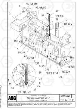 103722 Heated body for basic screed OMNI 1000 ATT. SCREEDS 3,0 - 9,0M PF6110, PF6160/PF6170, Volvo Construction Equipment