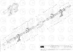 71951 Drive shaft for extension VDT-V 78 GTC ATT. SCREEDS 2,5 - 9,0M AGB8820, AGB8820B, Volvo Construction Equipment