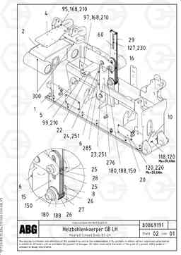 93790 Heated body for basic screed OMNI 1011 ATT. SCREEDS 3,0 - 9,0M PF6110 PF6160/PF6170, Volvo Construction Equipment
