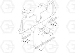 98238 Side Skirt Assembly, Lh MT2000 S/N 197282,198000-, Volvo Construction Equipment