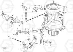 105313 Swing motor with mounting parts ECR48C, Volvo Construction Equipment