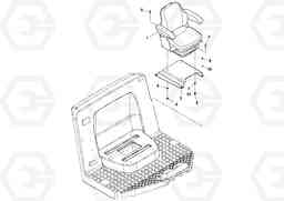 74218 Seat Assembly SD100D/100F/SD105DX/105F S/N 197389 -, Volvo Construction Equipment