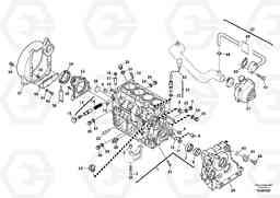 99560 Engine casing, Ventilation L35B S/N186/187/188/1893000 - 6000, Volvo Construction Equipment