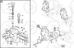 88635 Working hydraulic, boom rupture valve mount EC140B PRIME S/N 15001-, Volvo Construction Equipment