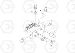 58729 Brake/shunt Two-speed Manifold Assembly SD45D/SD45F S/N 197409 -, Volvo Construction Equipment