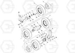 100951 Tire and Wheel Assembly CR24/CR30 S/N 197606 -, Volvo Construction Equipment