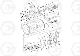 100298 Drum Assembly DD14S/DD16 S/N 197600 -, Volvo Construction Equipment