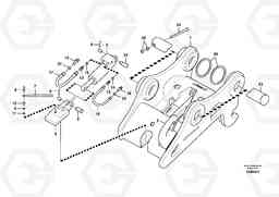102548 Attachment bracket, quickfit EC240B PRIME S/N 15001-/35001-, Volvo Construction Equipment