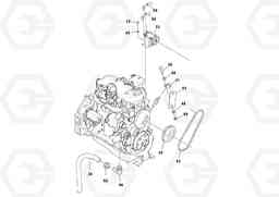 64136 Heater Assembly SD100D/100F/SD105DX/105F S/N 197389 -, Volvo Construction Equipment