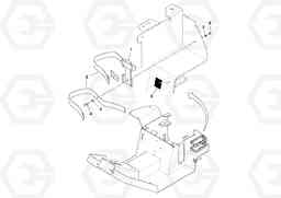 73726 First Aid Mounting Assembly SD25D/SD25F S/N 197379 -, Volvo Construction Equipment