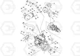 100400 Engine assembly SD100D/100F/SD105DX/105F S/N 197389 -, Volvo Construction Equipment