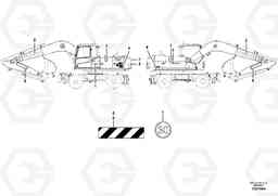 83424 Decal, outer location EW160C, Volvo Construction Equipment
