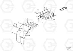 94210 Fender, rear L90F, Volvo Construction Equipment