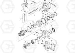32193 Hydraulic motor PF3172/PF3200 S/N 197507-, Volvo Construction Equipment
