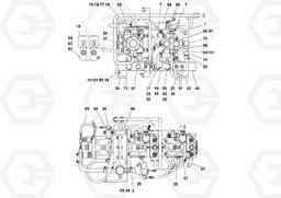 18156 Pump Drive Box Assembly PF3172/PF3200 S/N 197507-, Volvo Construction Equipment