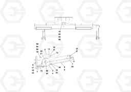 61582 Truck Hitch Assembly PF3172/PF3200 S/N 197507-, Volvo Construction Equipment