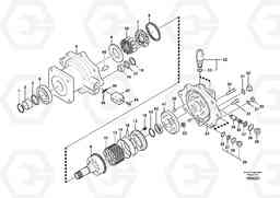 95521 Swing motor FBR2800C, Volvo Construction Equipment