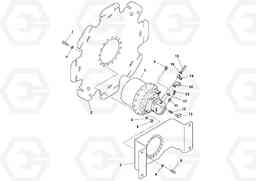 106282 Drive Motor Assembly SD160DX/SD190/SD200 S/N 197386 -, Volvo Construction Equipment