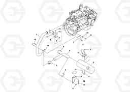 100006 Exhaust Installation SD160DX/SD190/SD200 S/N 197386 -, Volvo Construction Equipment