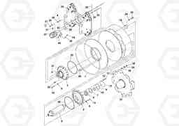 100049 Drum Assembly SD160DX/SD190/SD200 S/N 197386 -, Volvo Construction Equipment