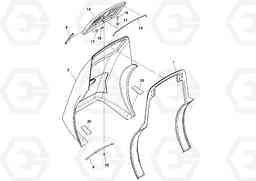 66078 Hood Assembly SD116DX/SD116F S/N 197542 -, Volvo Construction Equipment