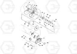 95539 Front/Rear Drum Assembly DD90/DD90HF S/N 197375 -, Volvo Construction Equipment