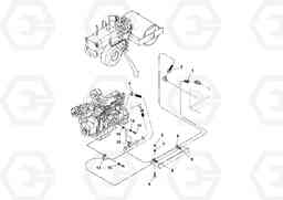 104991 Fuel Line Assembly SD100C S/N 198060 -, Volvo Construction Equipment