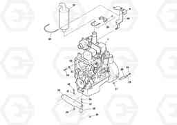 68393 Engine Installation SD100C S/N 198060 -, Volvo Construction Equipment