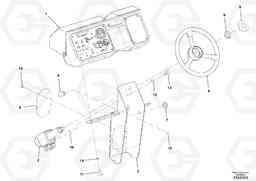 41339 Steering Console Assembly DD70/DD70HF S/N 197522 -, Volvo Construction Equipment