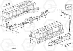 67600 Inlet manifold and exhaust manifold A35D, Volvo Construction Equipment