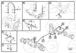 66326 Hydraulic system, lower brake line EW60C, Volvo Construction Equipment