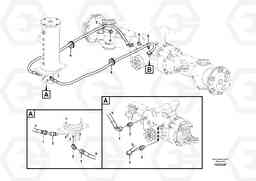 66327 Hydraulic system, steering line EW60C, Volvo Construction Equipment