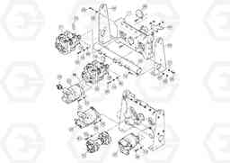 76843 Pump Drive Box Assembly PF4410 S/N 375009-, Volvo Construction Equipment