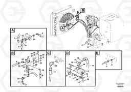 86686 Hydraulic system, oil cooling system EW160C, Volvo Construction Equipment